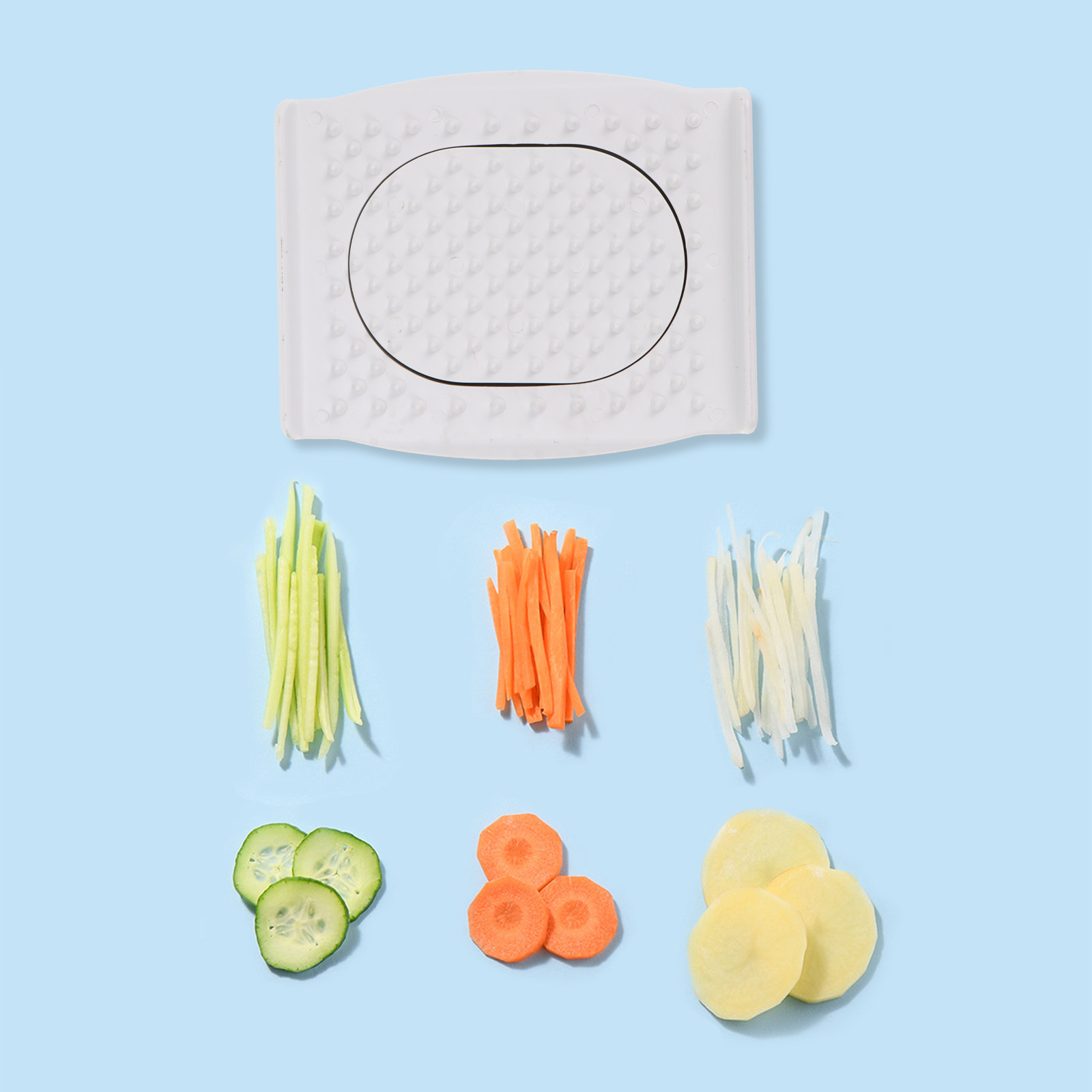 Mandoline Slicer Guard - 2Pcs Multi-Functional Food Slicer Finger Guard