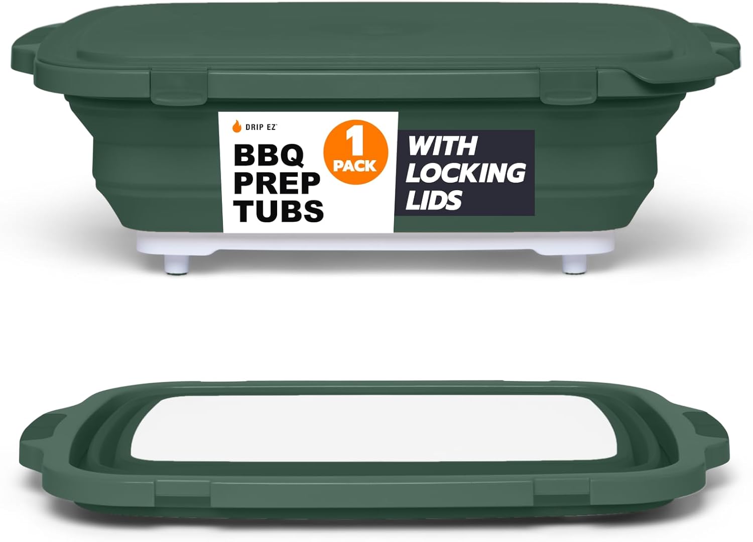 Meal Prep Xl - Collapsible BBQ Prep Tub with Cutting
