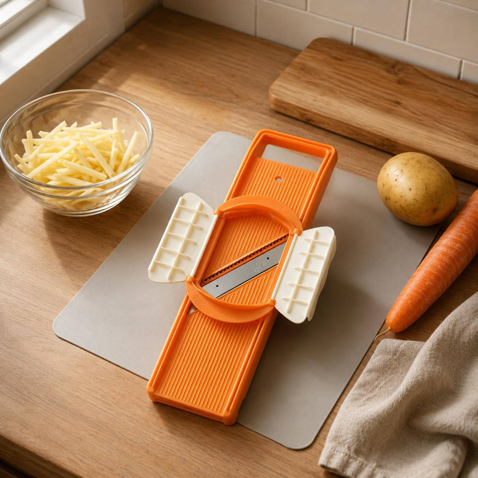 Mandoline Slicer Guard - Handheld Mandoline Cutter Side Guards Vegetable