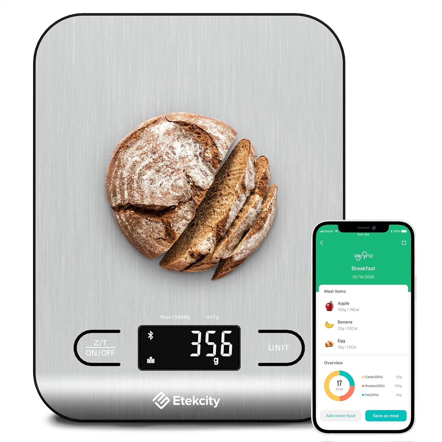 Meal Prep For Weight Loss - Food Nutrition Kitchen Scale Digital Grams
