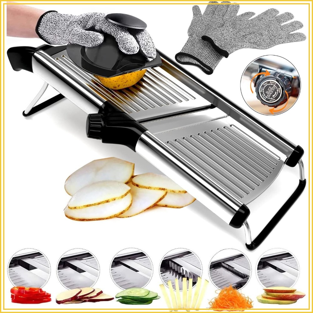 Mandoline Slicer Guard - Stainless Steel Mandoline Slicer – 6