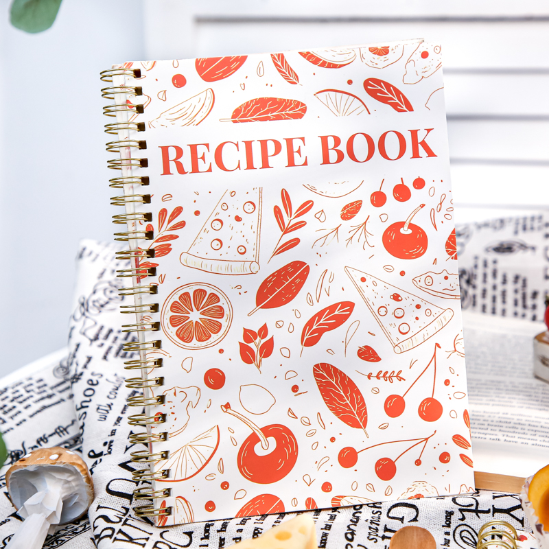 Meal Prep Book - Mr.Paper 52 Sheets Spiral Recipe Book