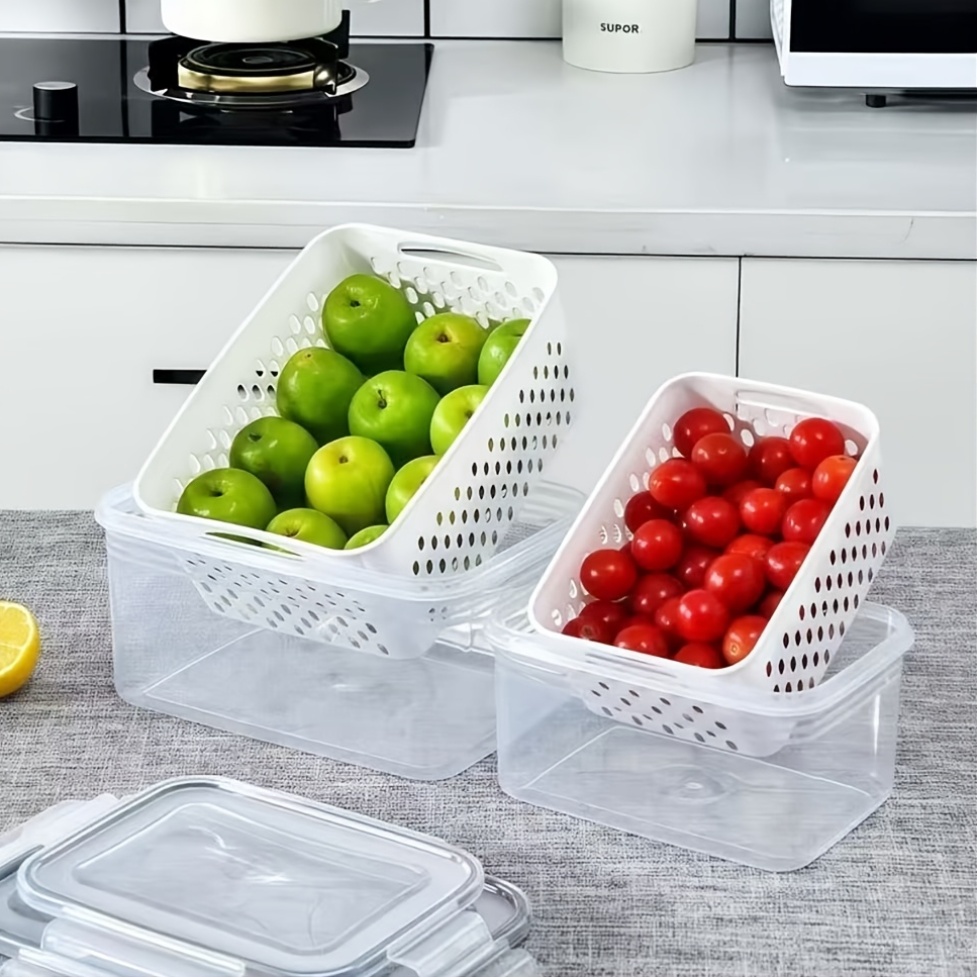 Meal Prep Fit - 6-Piece Refrigerator Drip Storage Set: 2