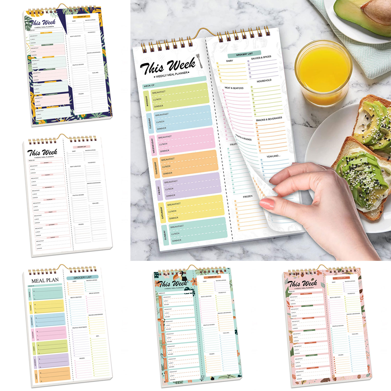 Breakfast Lunch Dinner Weekly  - đánh giá và giá Meal Prep Book
