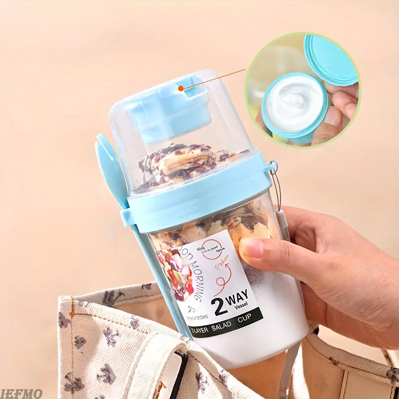On-the-Go Salad Bowl Set with  - đánh giá và giá Meal Prep For Weight Loss