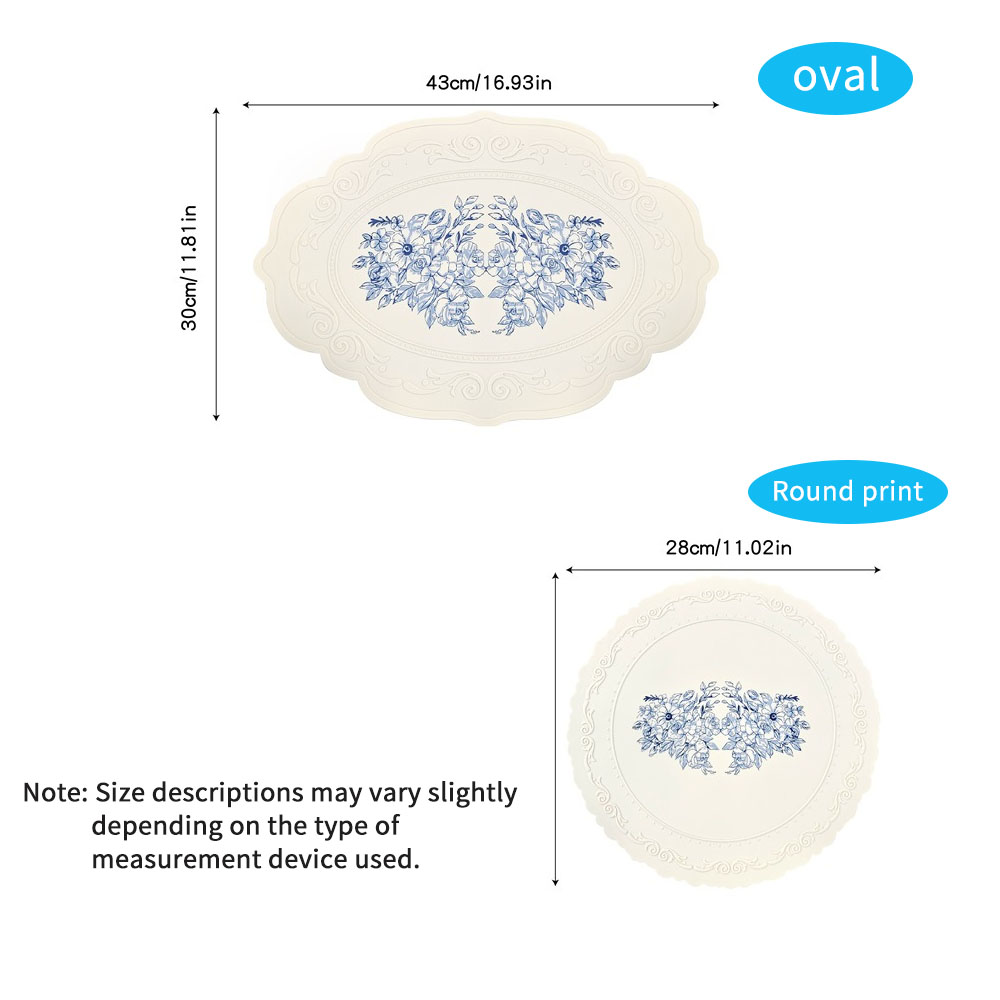 Round Silicone Table Mat, Heat - đánh giá và giá Food Prep Mat