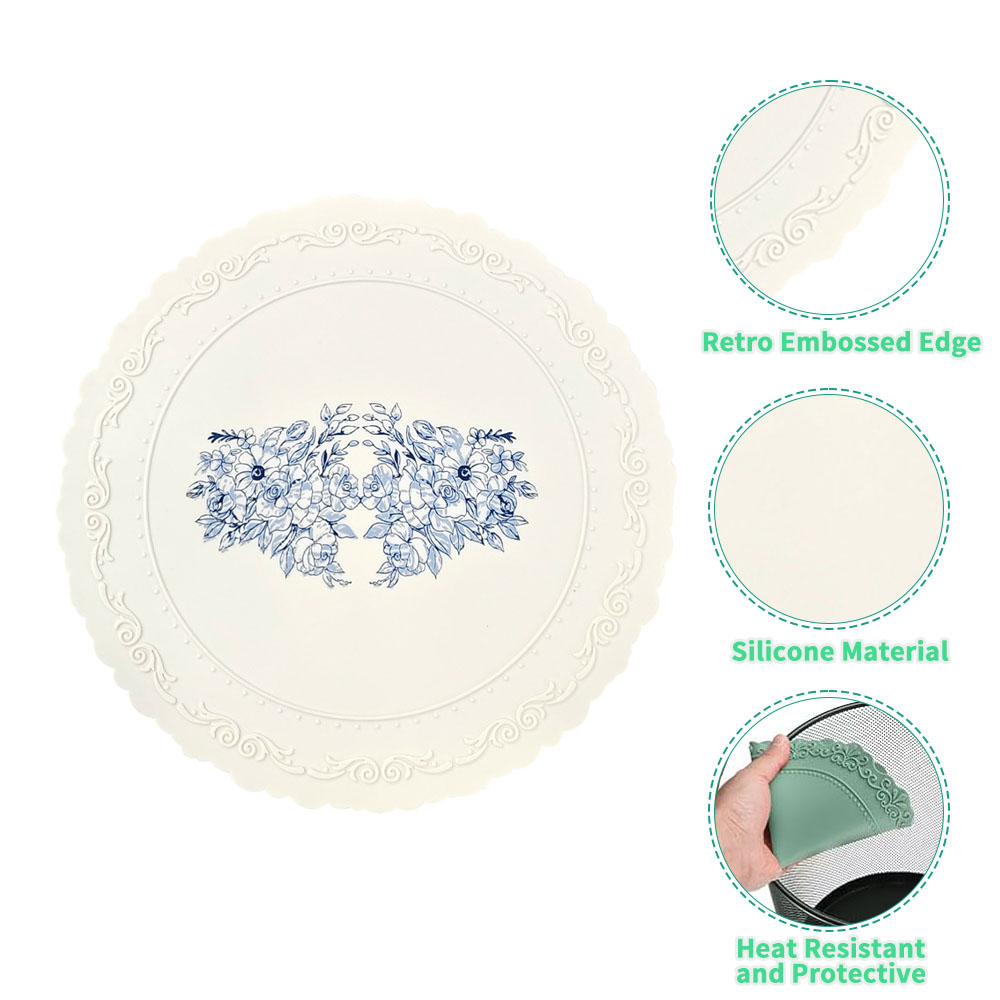 Round Silicone Table Mat, Heat - đánh giá và giá Food Prep Mat