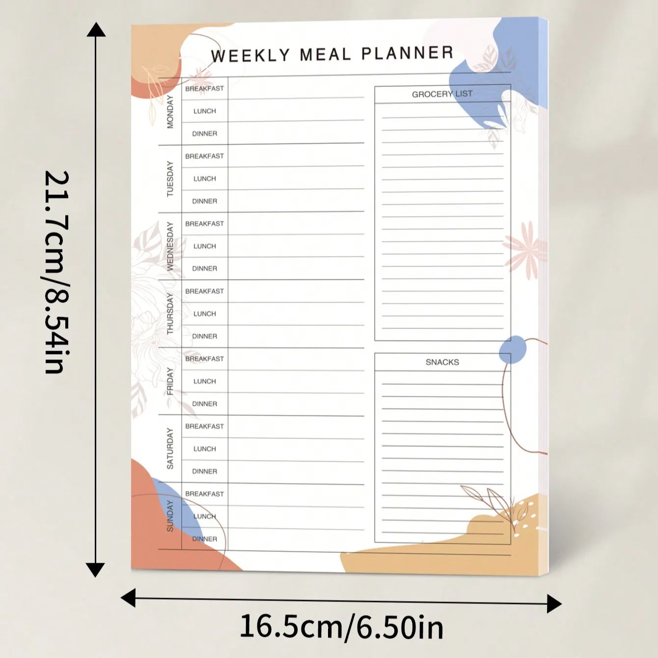 Weekly Meal Planner Pad for Fr - đánh giá và giá Meal Prep Book