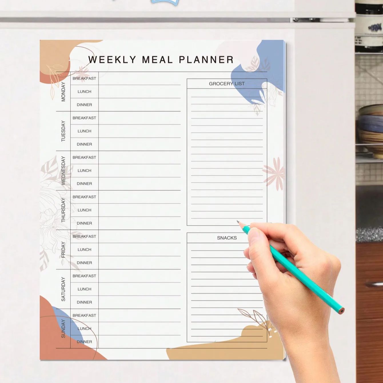 Weekly Meal Planner Pad for Fr - đánh giá và giá Meal Prep Book
