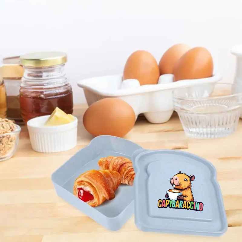 Capybara Sandwich Food Storage - đánh giá và giá Salad Container Jar