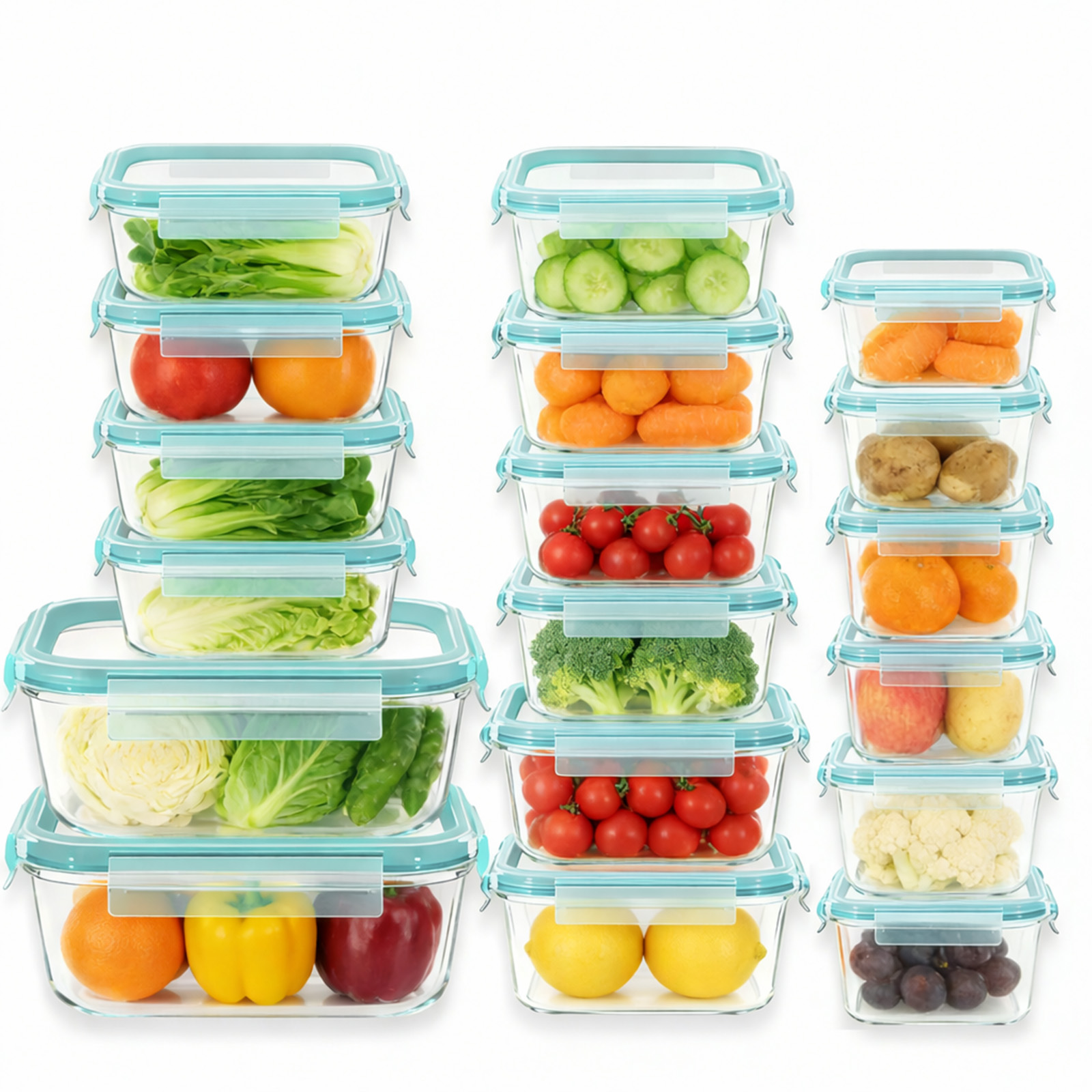 18Pcs Glass Food Storage Conta - đánh giá và giá Meal Prep Xl