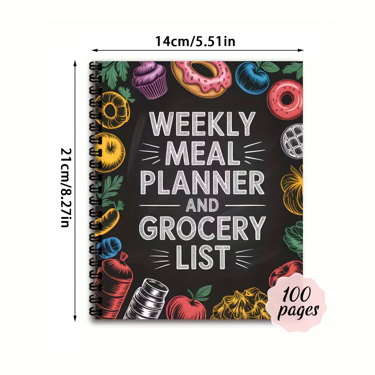 Weekly Meal Planner and Grocer - đánh giá và giá Meal Prep Book