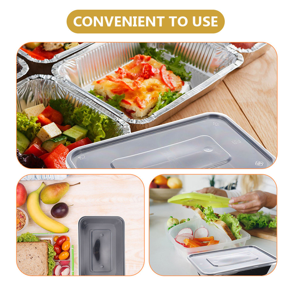 50pcs Disposable Rectangular F - đánh giá và giá Meal Prep With Rice