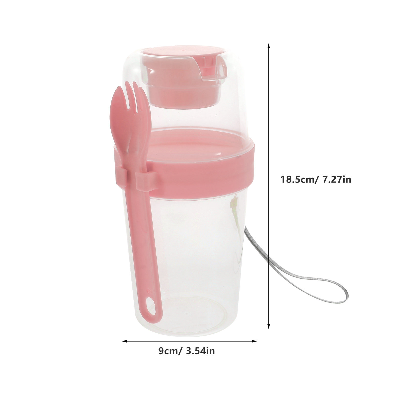 1Set Double-Layer Portable Sal - đánh giá và giá Salad Container Jar