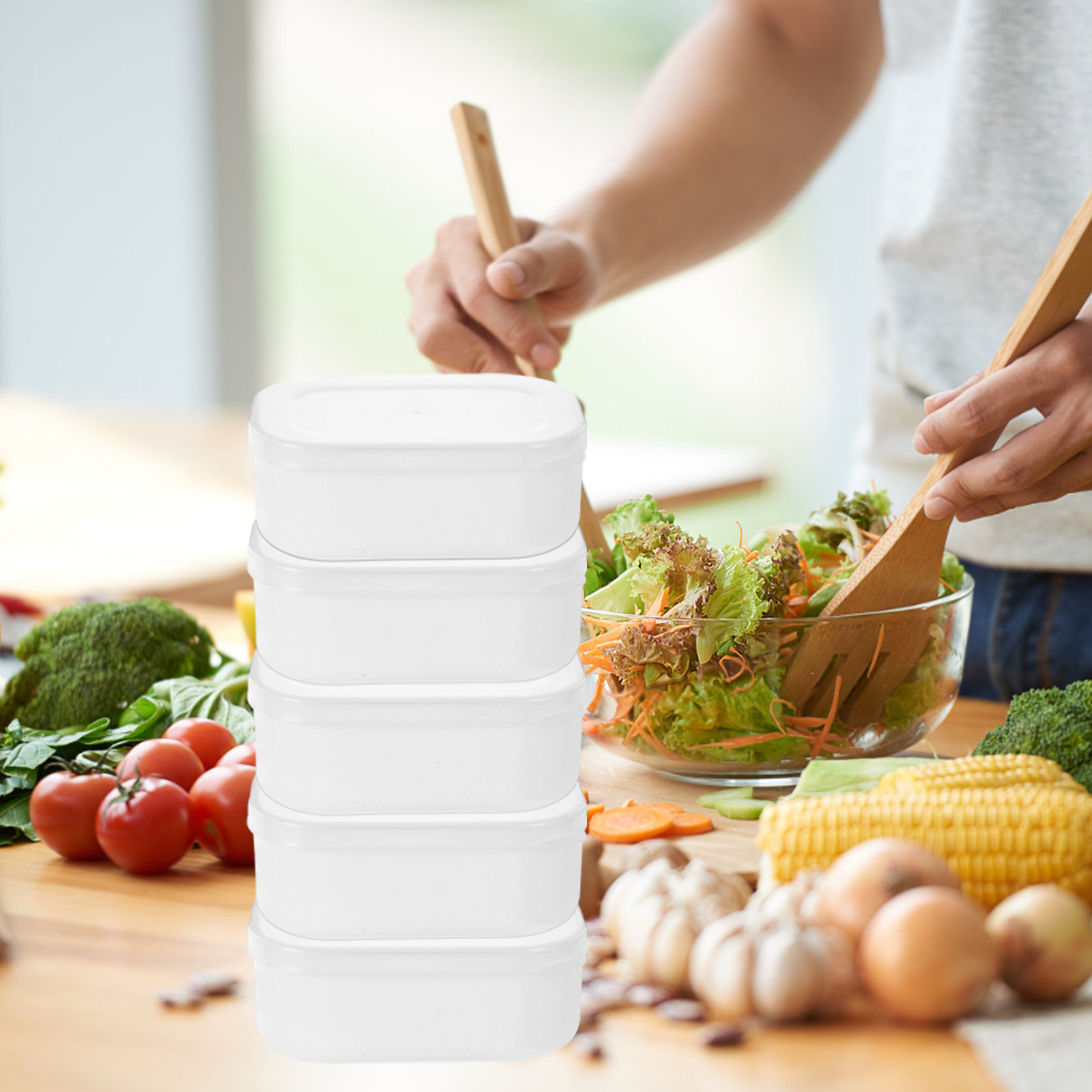 5Pcs Grain Rice Storage Boxes  - đánh giá và giá Meal Prep With Rice