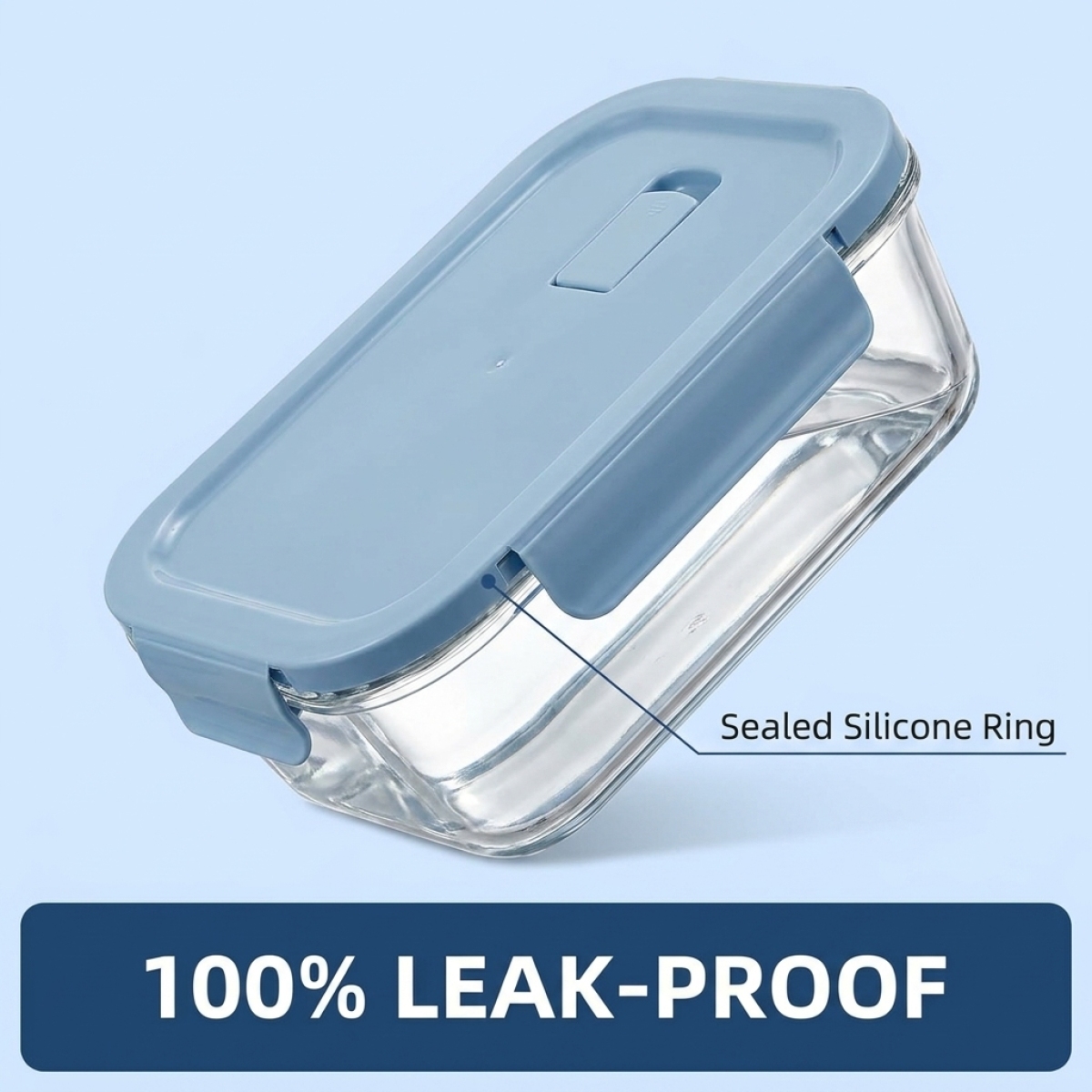Sky Blue Glass Food Storage Co - đánh giá và giá Meal Prep Glass
