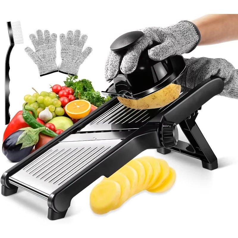 Stainless Steel Mandoline Slic - đánh giá và giá Mandoline Slicer Guard