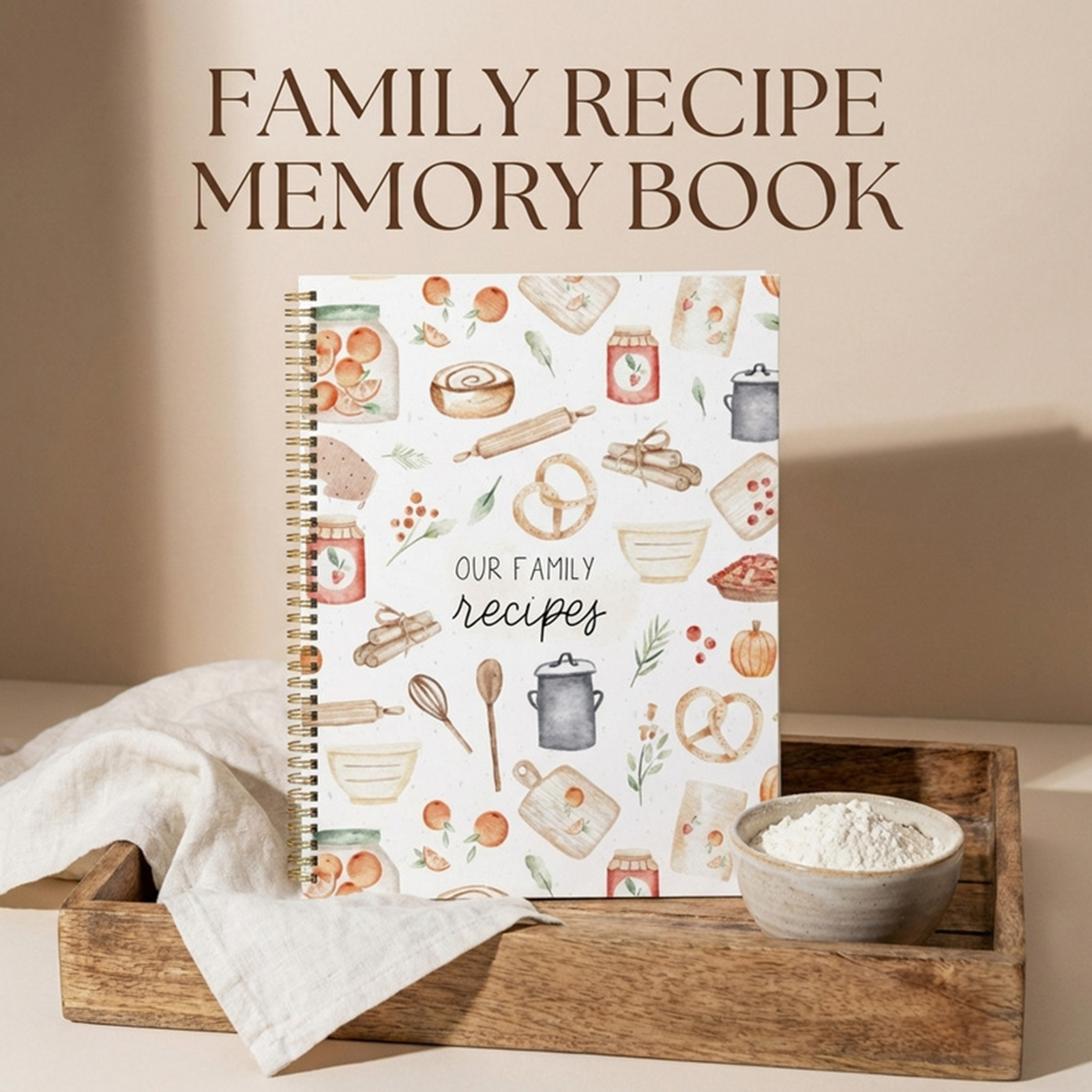 Premium Recipe Notebook With W - đánh giá và giá Meal Prep Book