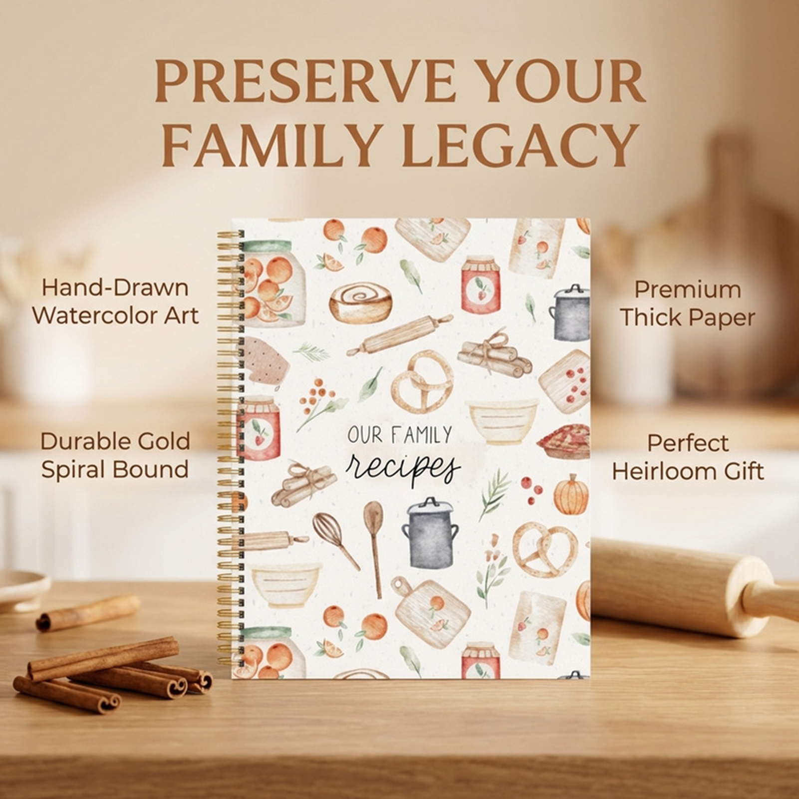Premium Recipe Notebook With W - đánh giá và giá Meal Prep Book