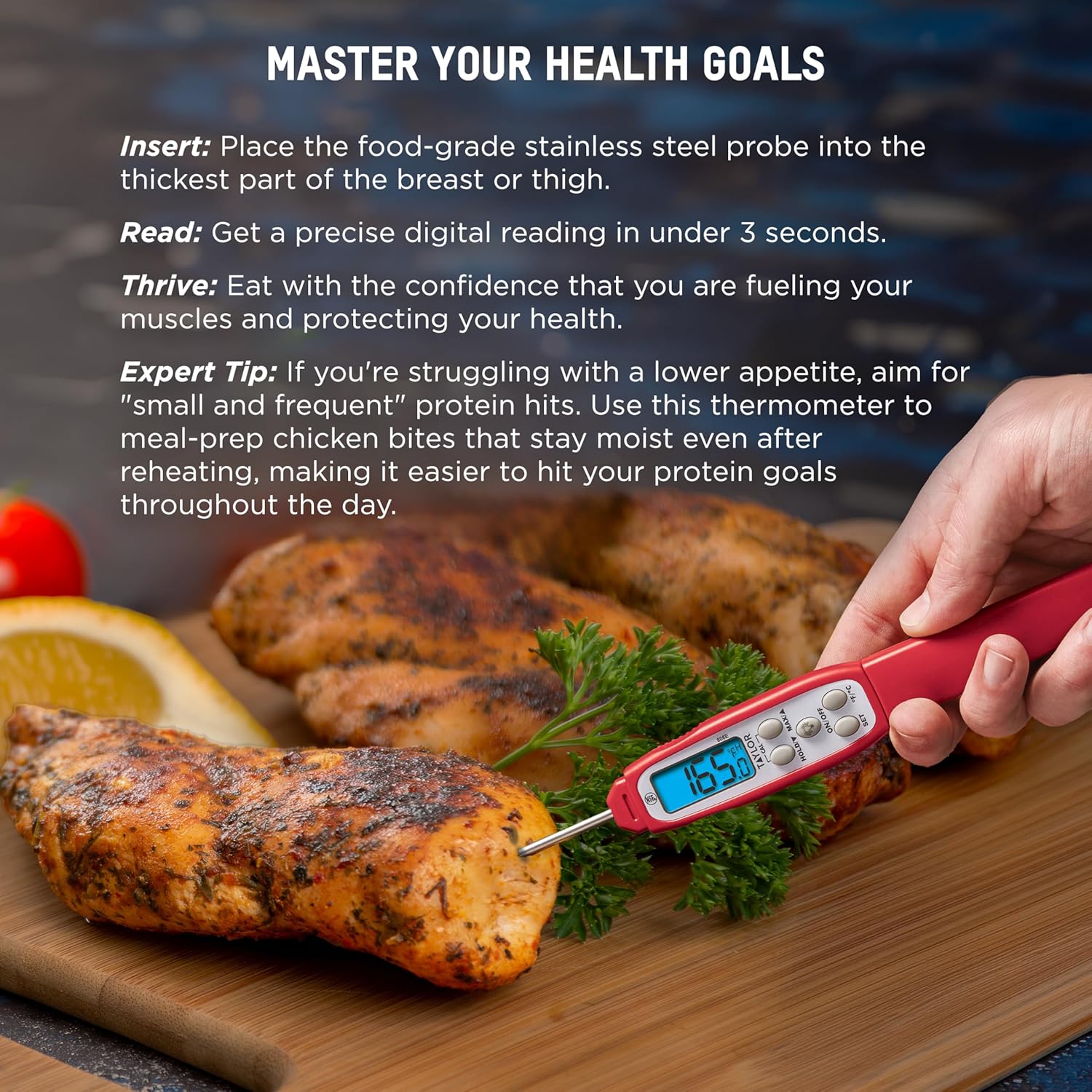 Digital Read Meat Thermometer  - đánh giá và giá Meal Prep With Chicken