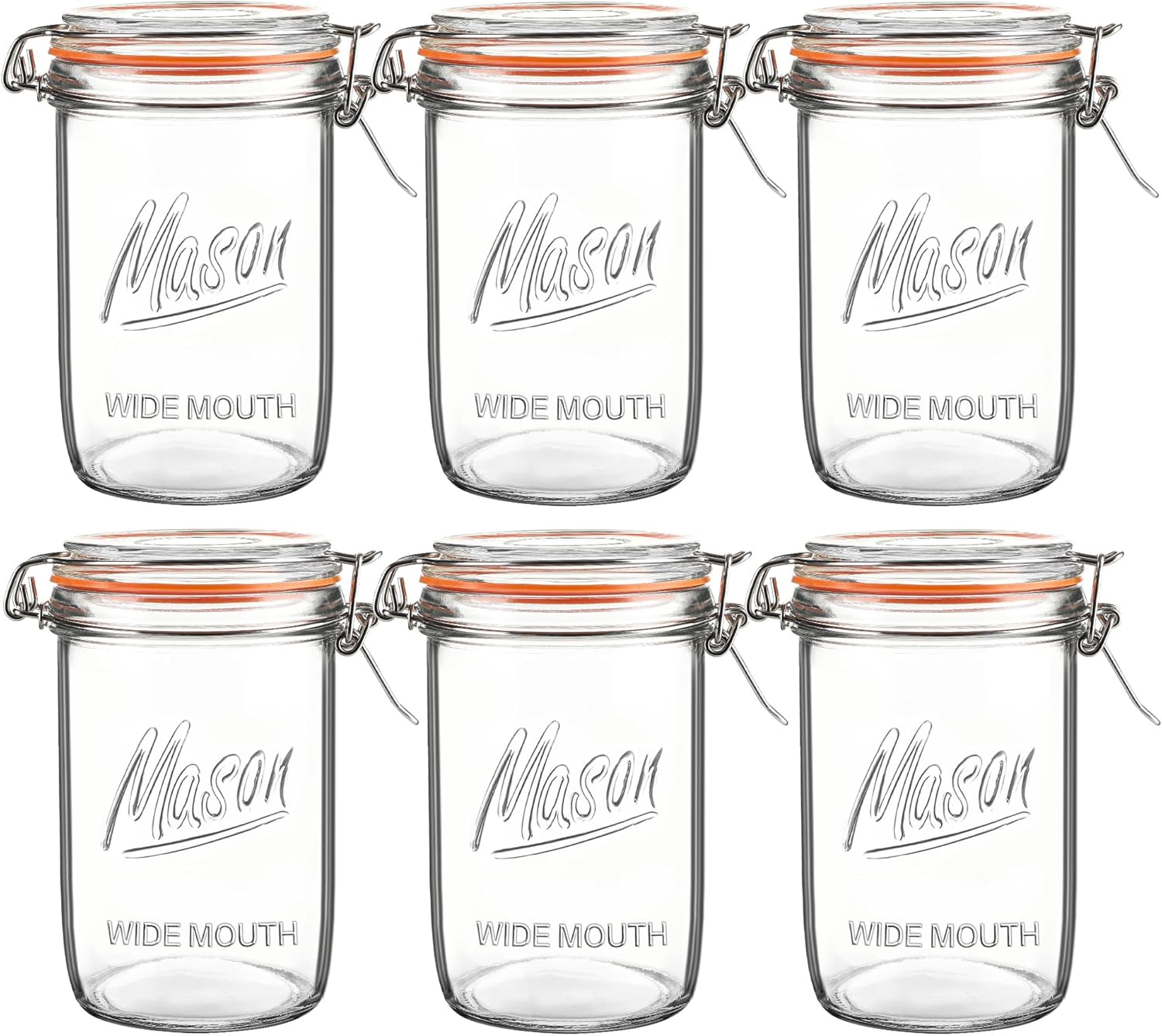 24oz Wide Mouth    Jars – 6 Pa - đánh giá và giá Meal Prep Glass