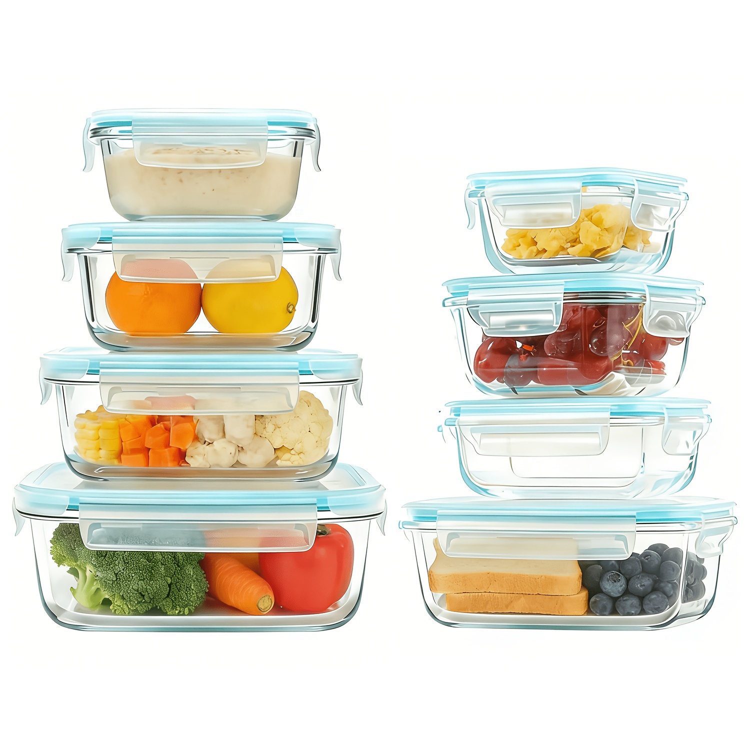 Premium Glass Food Storage Con - đánh giá và giá Meal Prep Glass