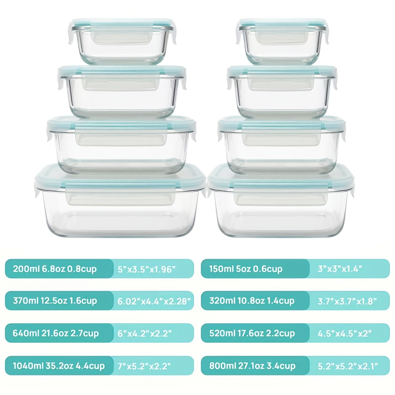 Premium Glass Food Storage Con - đánh giá và giá Meal Prep Glass
