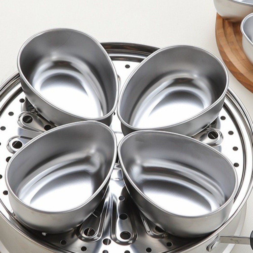 3pcs Creative Stainless Steel  - đánh giá và giá Meal Prep Eggs