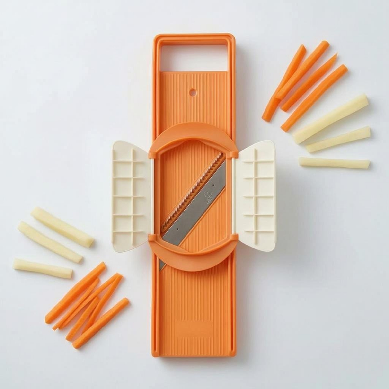 Handheld Mandoline Cutter Side - đánh giá và giá Mandoline Slicer Guard