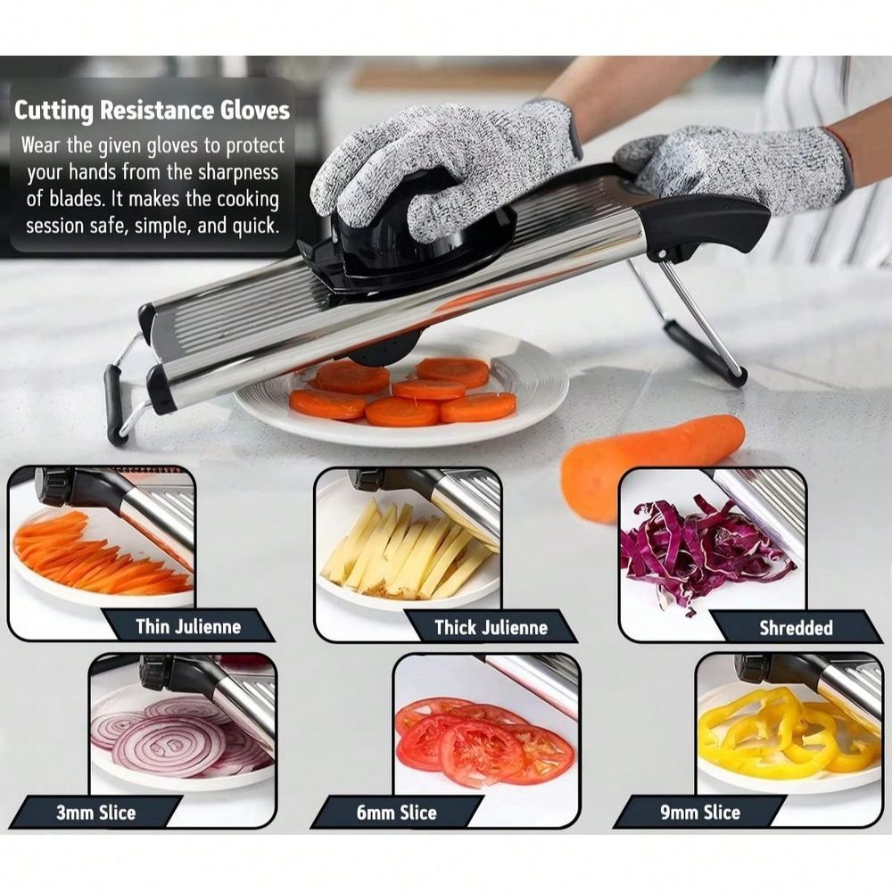1pc Professional Stainless Ste - đánh giá và giá Mandoline Slicer Guard