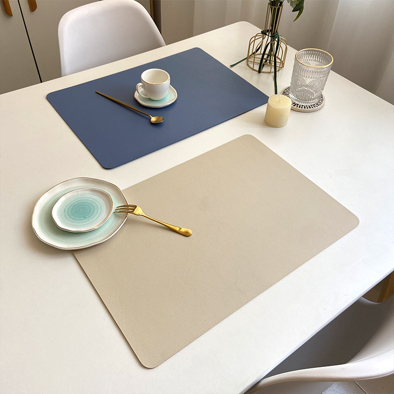 Double-layer Leather Table Mat - đánh giá và giá Food Prep Mat