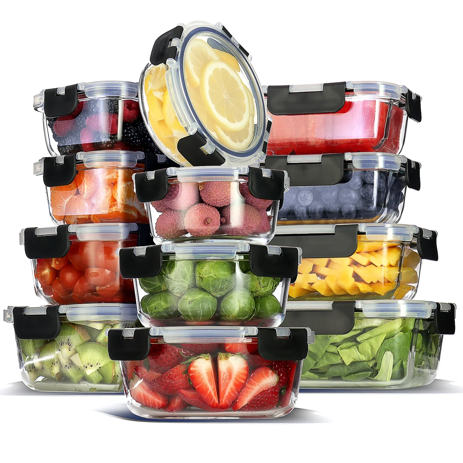 Glass Food Storage Containers  - đánh giá và giá Meal Prep Glass