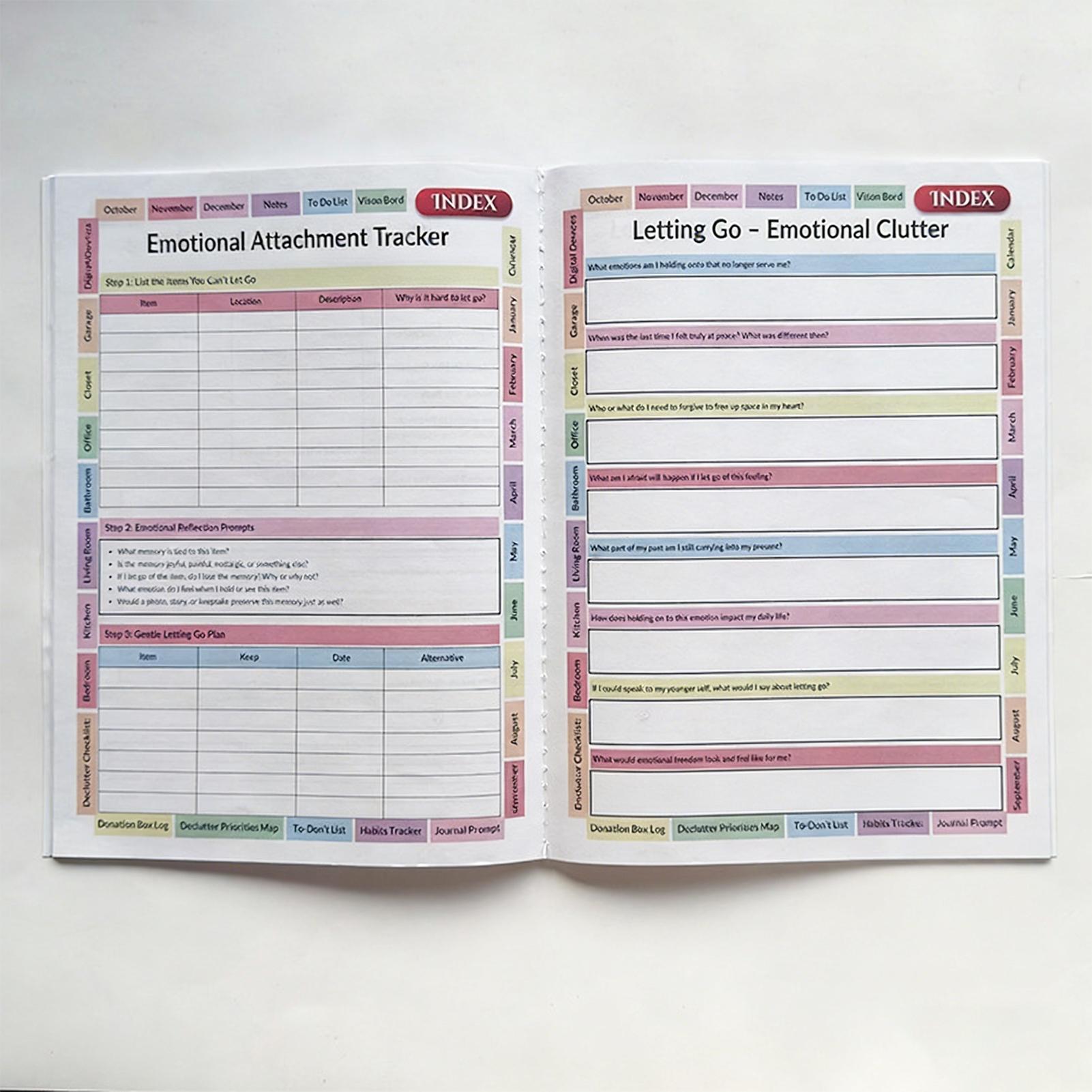 2026 Declutter Planner Workboo - đánh giá và giá Meal Prep Book