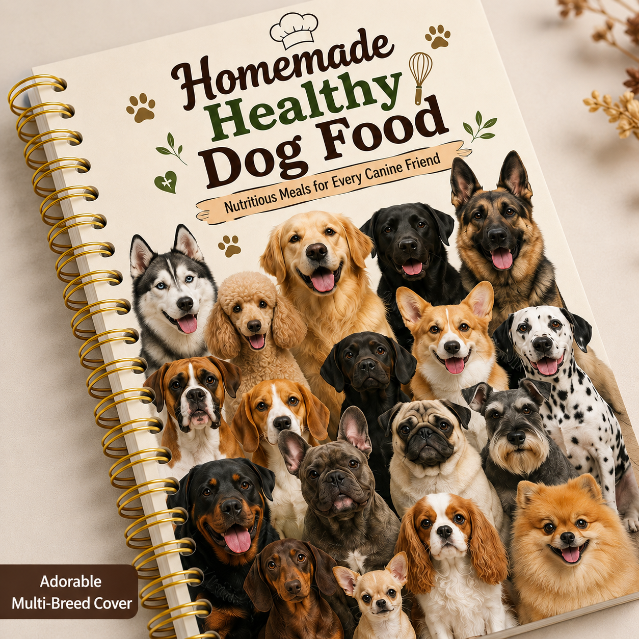 Homemade Dog Food Recipe Book  - đánh giá và giá Meal Prep Book