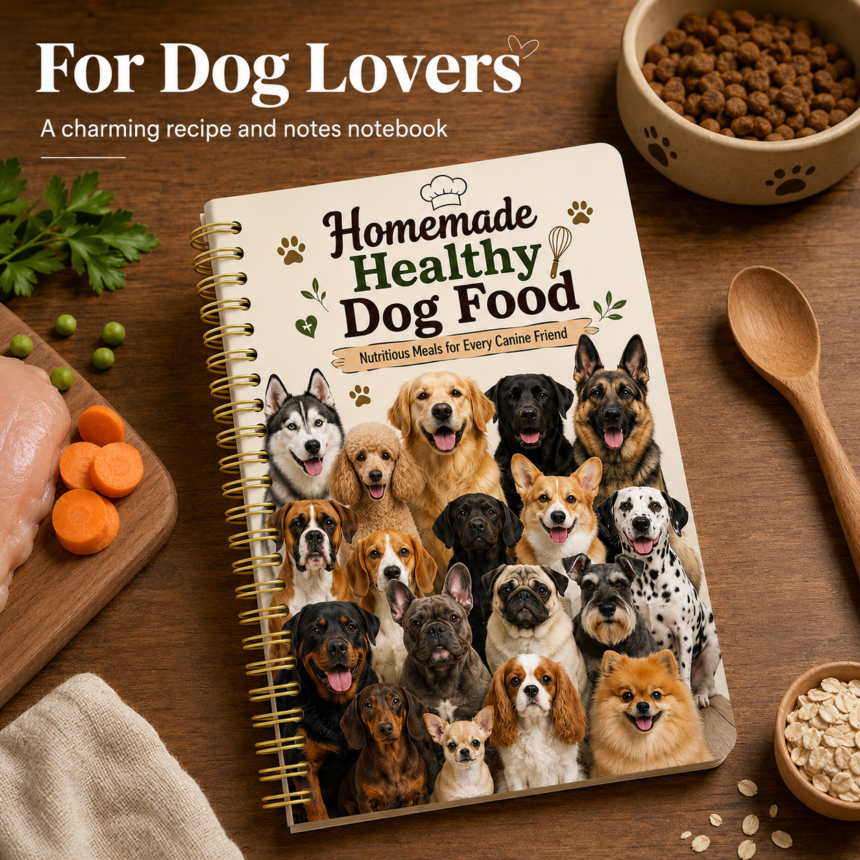 Homemade Dog Food Recipe Book  - đánh giá và giá Meal Prep Book