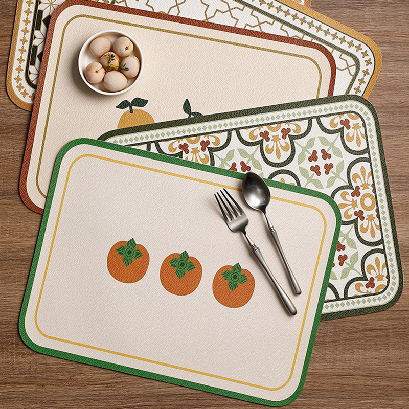 Leather Dining Table Mat Indiv - đánh giá và giá Food Prep Mat