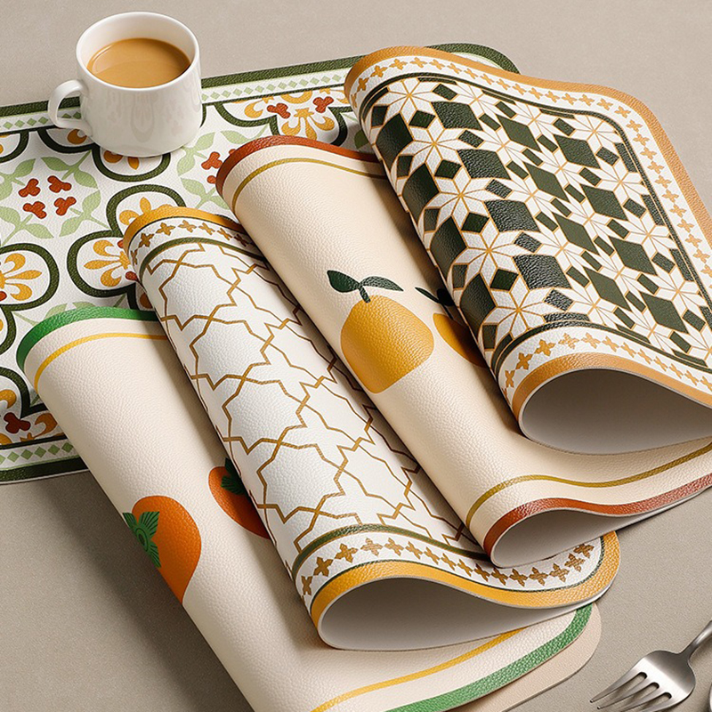 Leather Dining Table Mat Indiv - đánh giá và giá Food Prep Mat