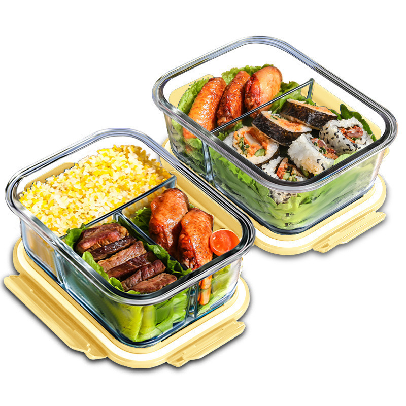 Glass Fresh-Keeping Box high B - đánh giá và giá Meal Prep Glass