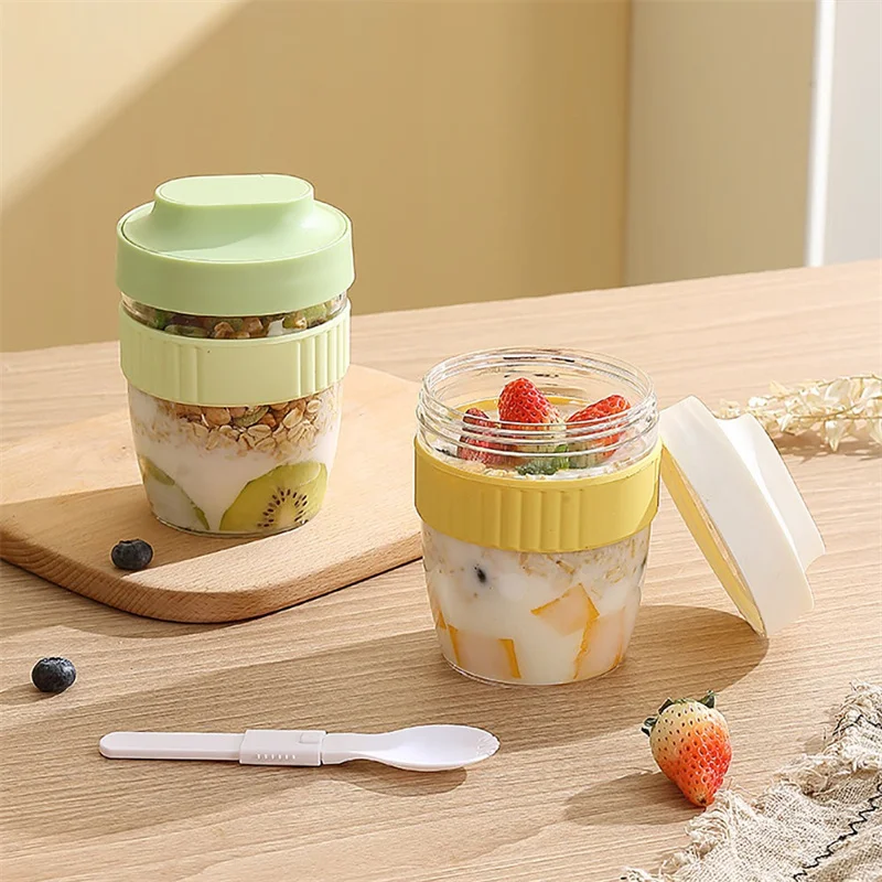 Portable Breakfast Fruit Oat Y - đánh giá và giá Salad Container Jar