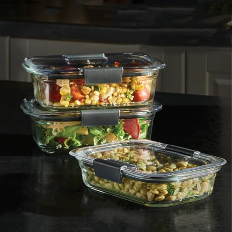 Brilliance Glass Food Storage  - đánh giá và giá Meal Prep Glass