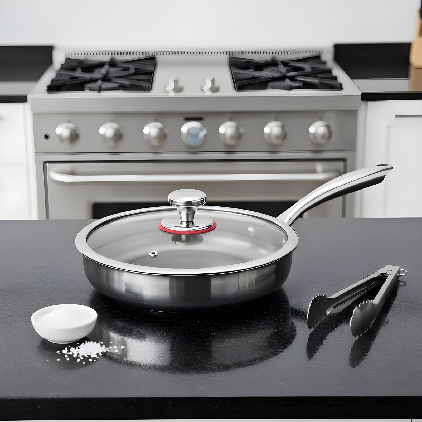 Titanium Pan with Lid Non-Stic - đánh giá và giá Meal Prep Eggs