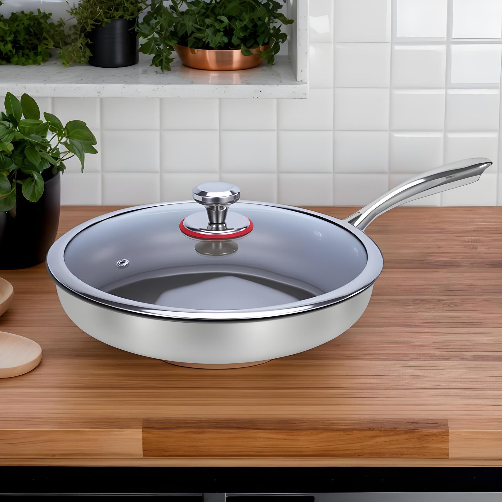 Titanium Pan with Lid Non-Stic - đánh giá và giá Meal Prep Eggs