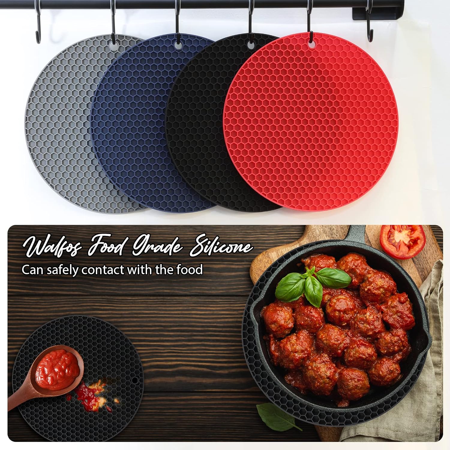 Silicone Trivet Mats Heat Resi - đánh giá và giá Food Prep Mat