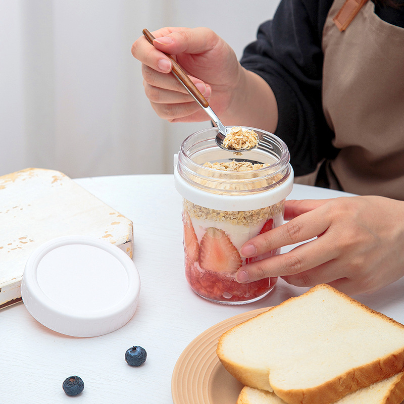 1pcs Overnight Oats Container  - đánh giá và giá Salad Container Jar