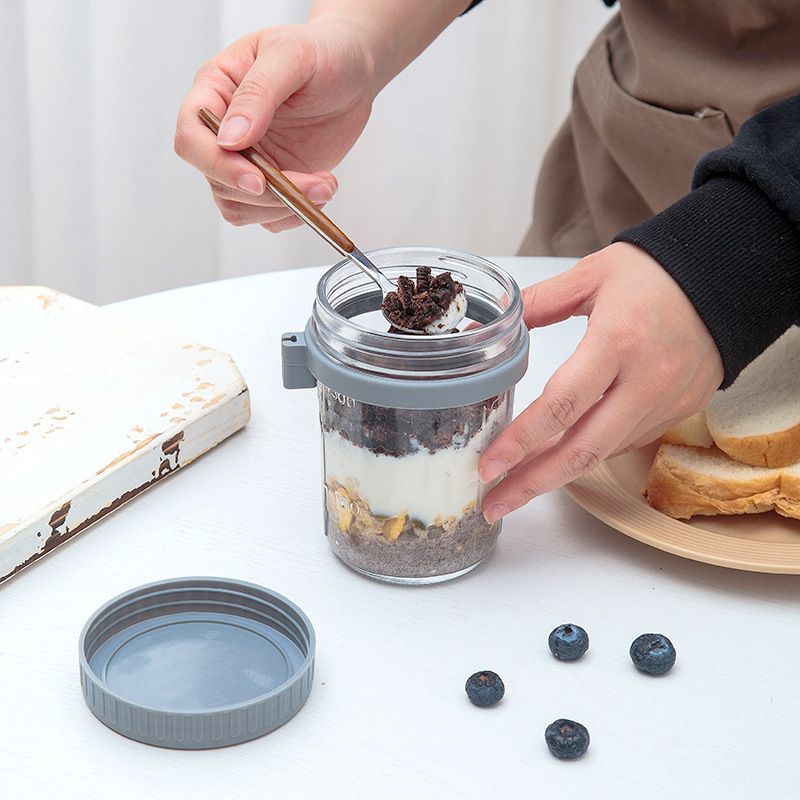 1pcs Overnight Oats Container  - đánh giá và giá Salad Container Jar