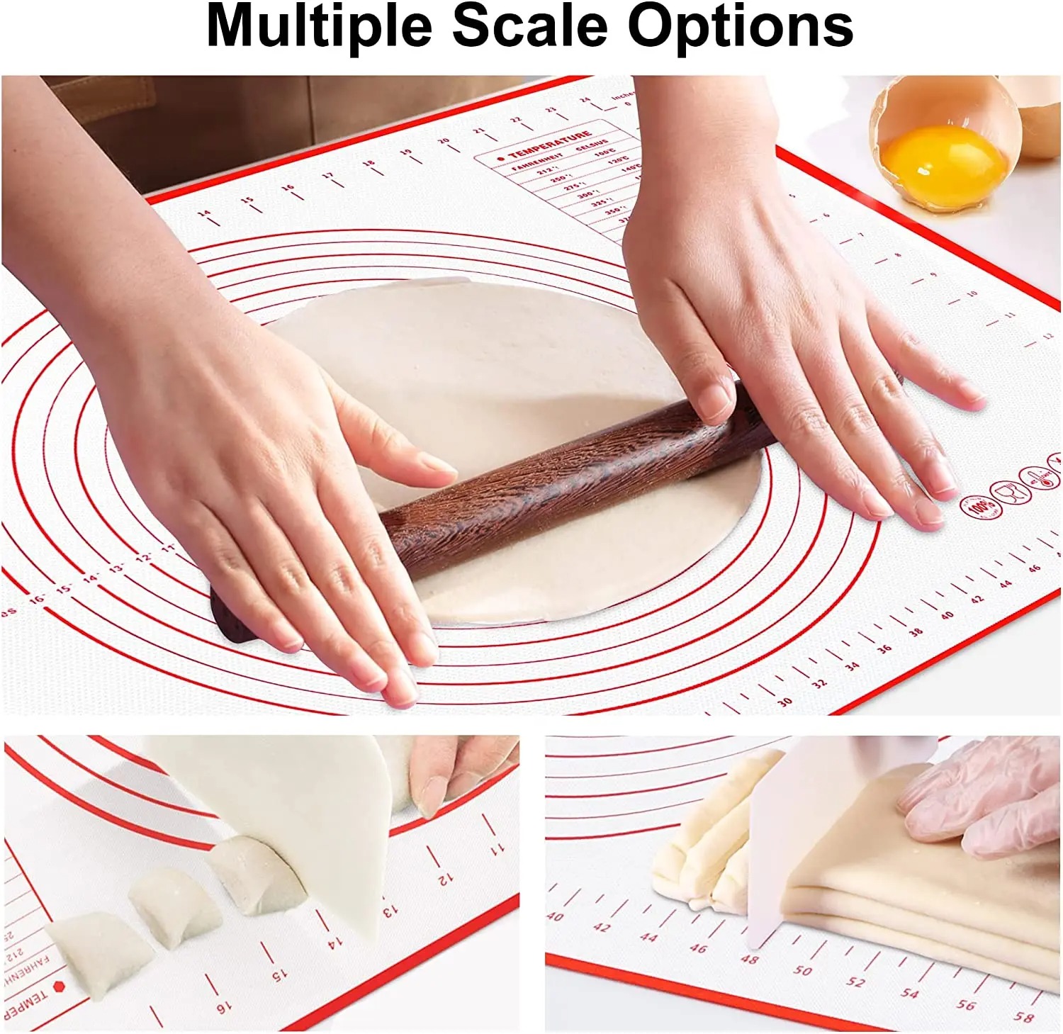 Silicone Baking Mat Kneading P - đánh giá và giá Food Prep Mat