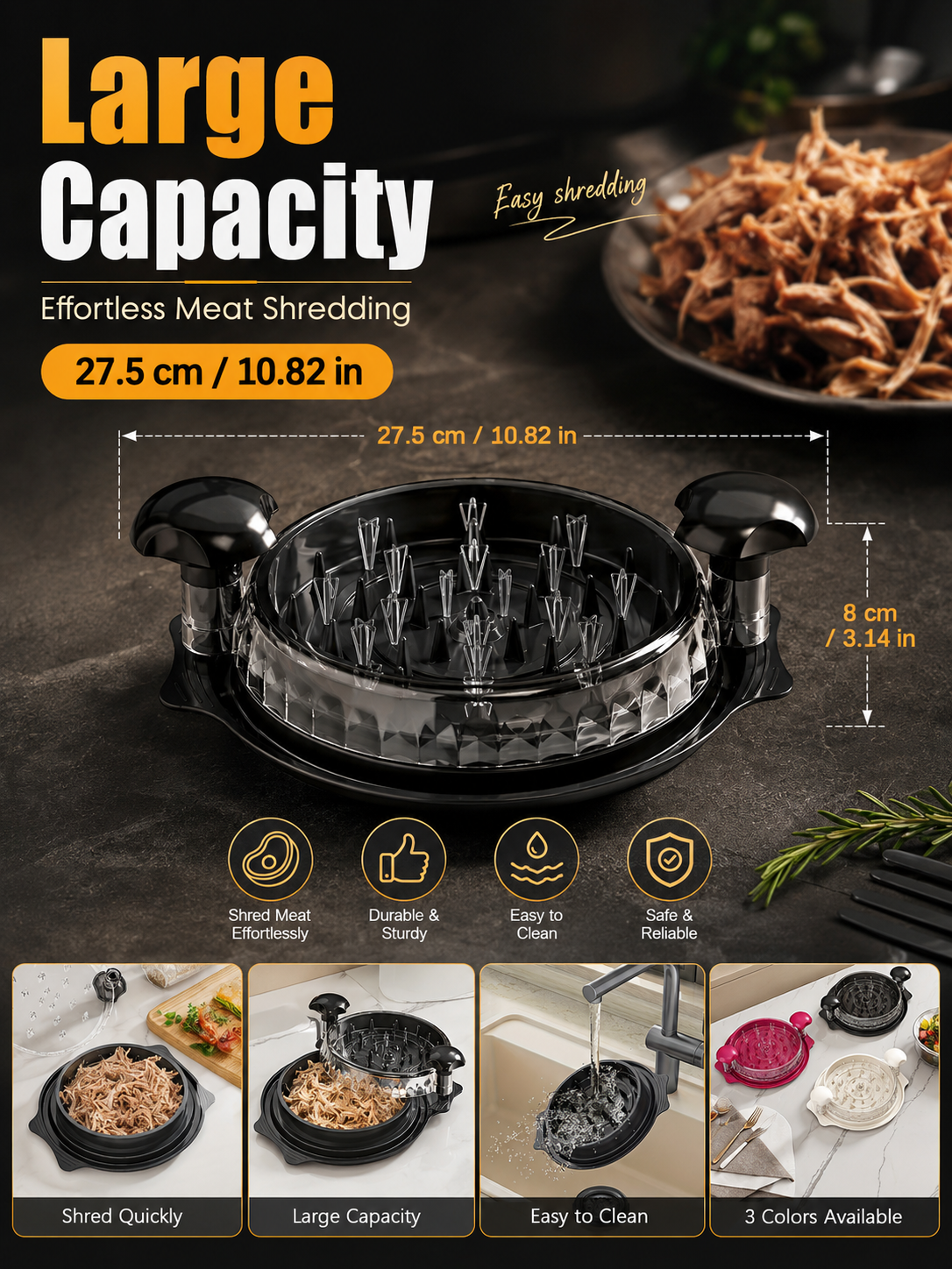 Multifunctional Chicken Shredd - đánh giá và giá Meal Prep With Chicken
