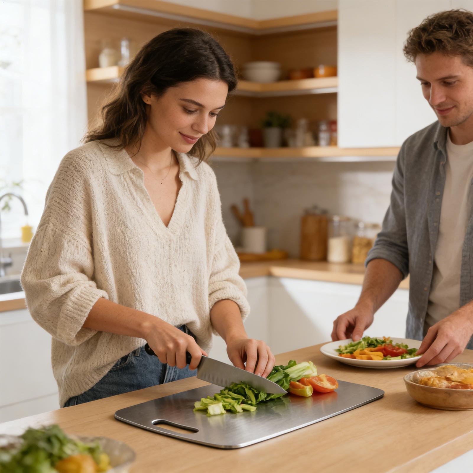 Stainless Steel Cutting Boards - đánh giá và giá Meal Prep With Chicken