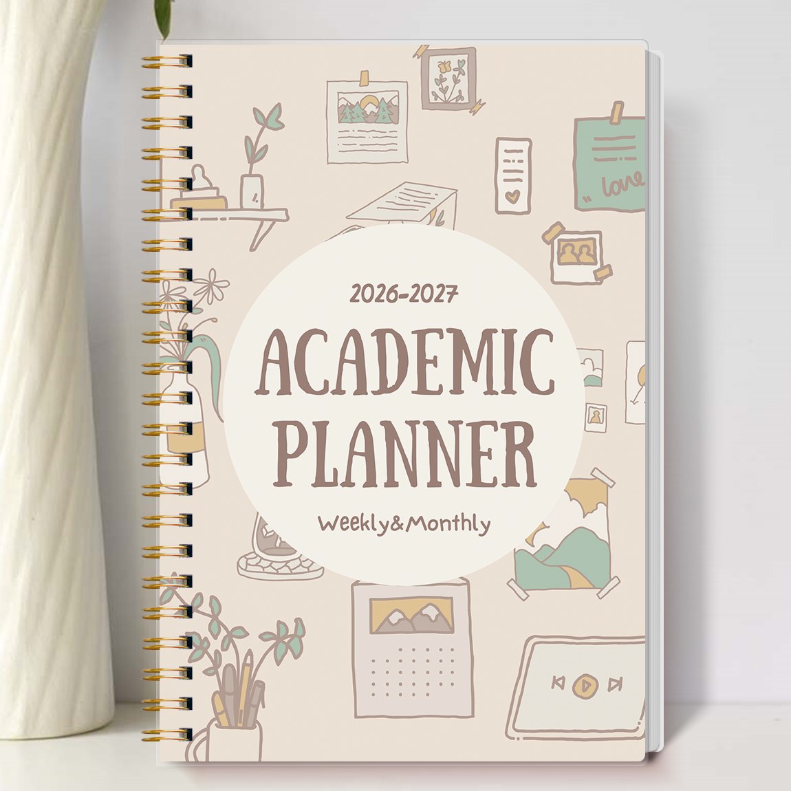 A5 2026-2027 Academic Planner  - đánh giá và giá Meal Prep Book