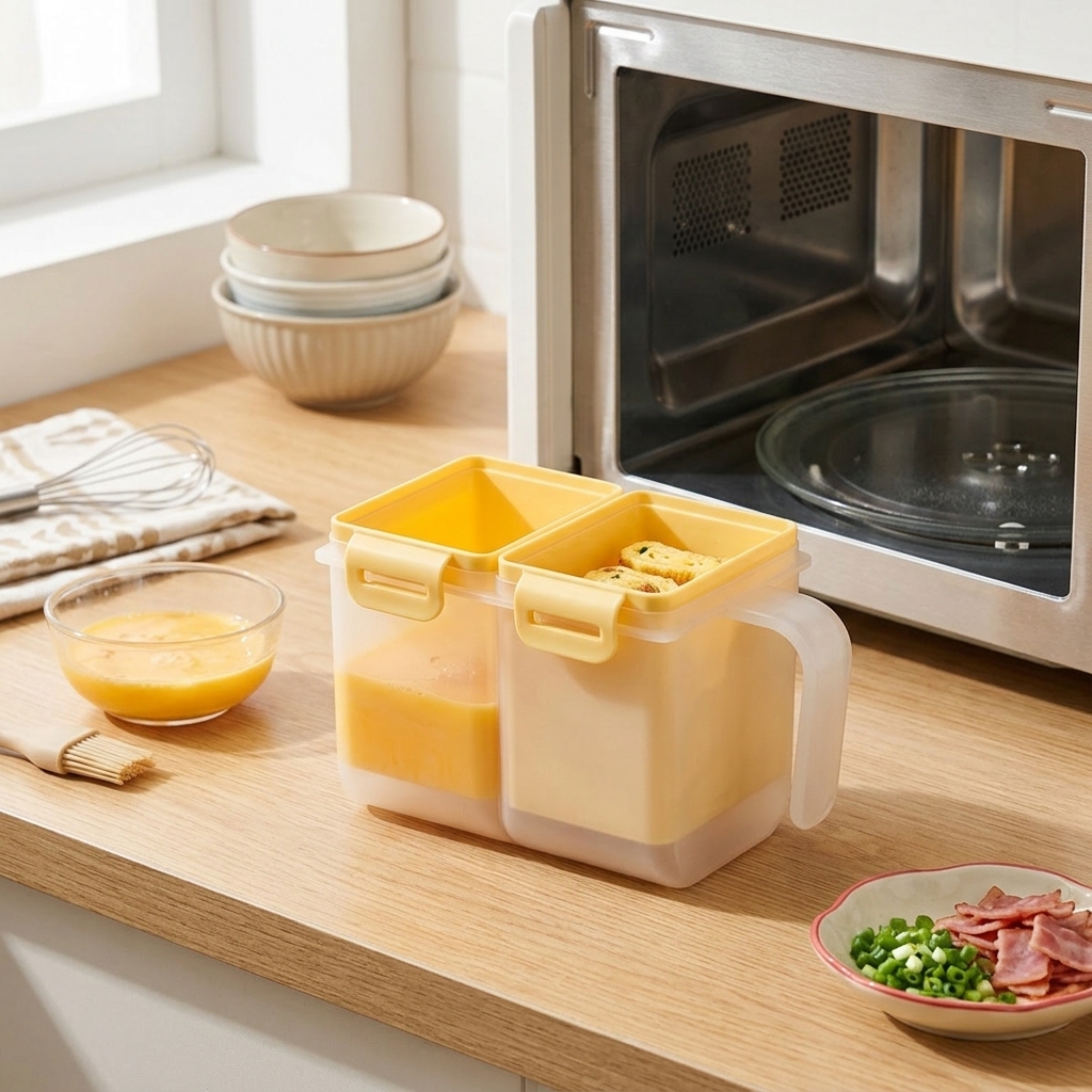 Food Grade PP Microwave Egg Mo - đánh giá và giá Meal Prep Eggs